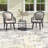 Paphos Round 2 - Person 24.4'' W Long Bistro Set with Cushions