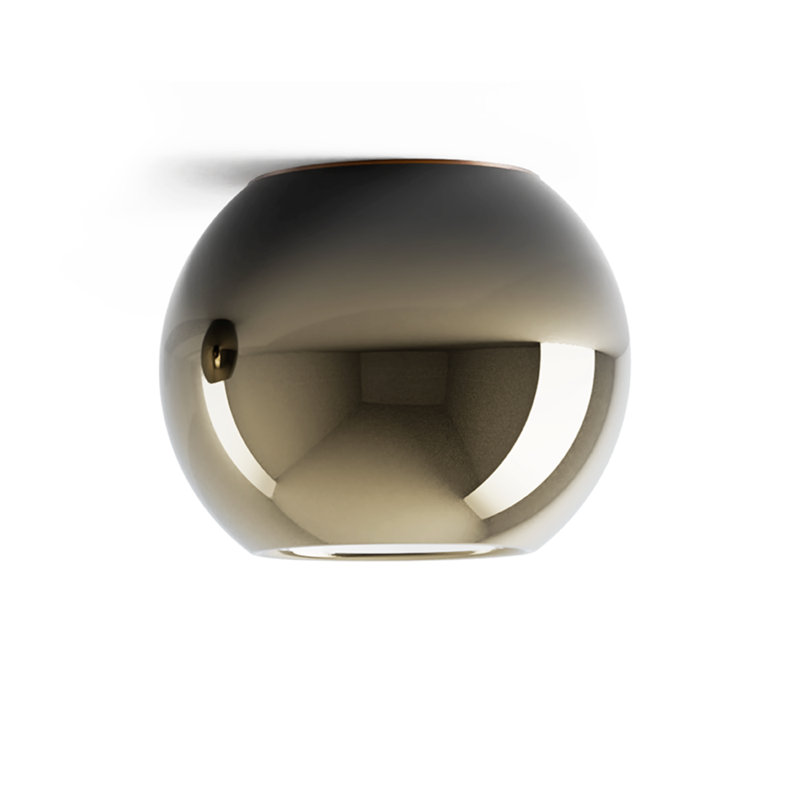 Glo, Matt Bronze, 12.6" H x 15" W x 15" D, Mirroring 4ever