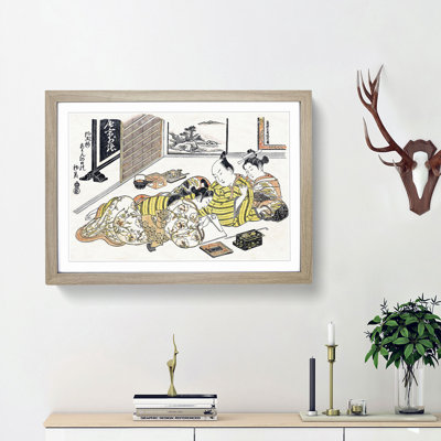 Group of Writers by Okumura Masanobu - Picture Frame Painting Print