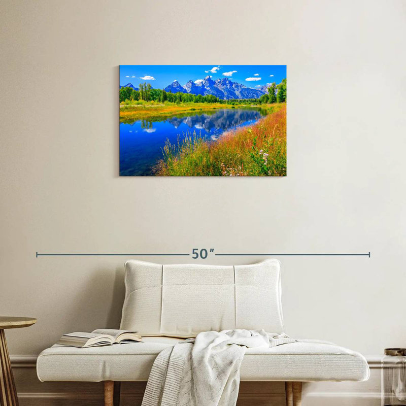 Grand Tetons pittoresque d'Alvord, H 20 po x l 30 po