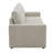 Beige Linen Pull Out Sleeper