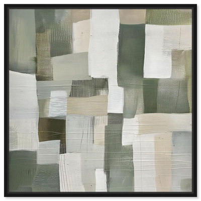 Décoration murale moderne sur toile Pade Jade Green I par 
