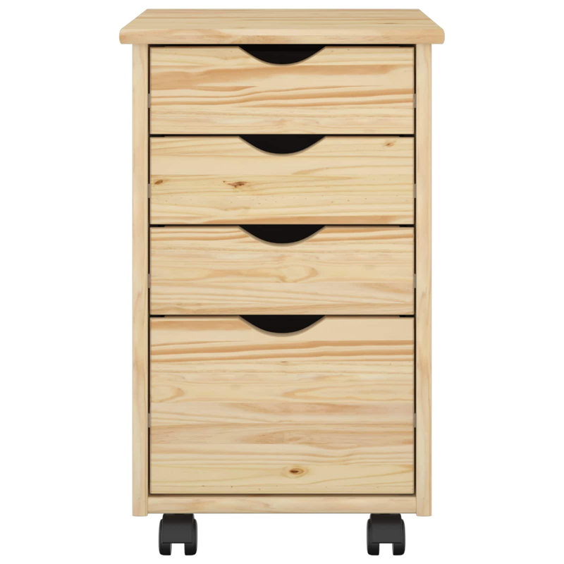 Solid Wood Standard Accent Chest, Brown
