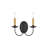 Analycia Steel Candle Wall Light