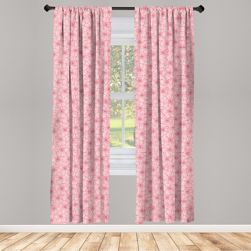 Rideaux 4 panneaux East Urban Home, L 56 po x L 63 po
