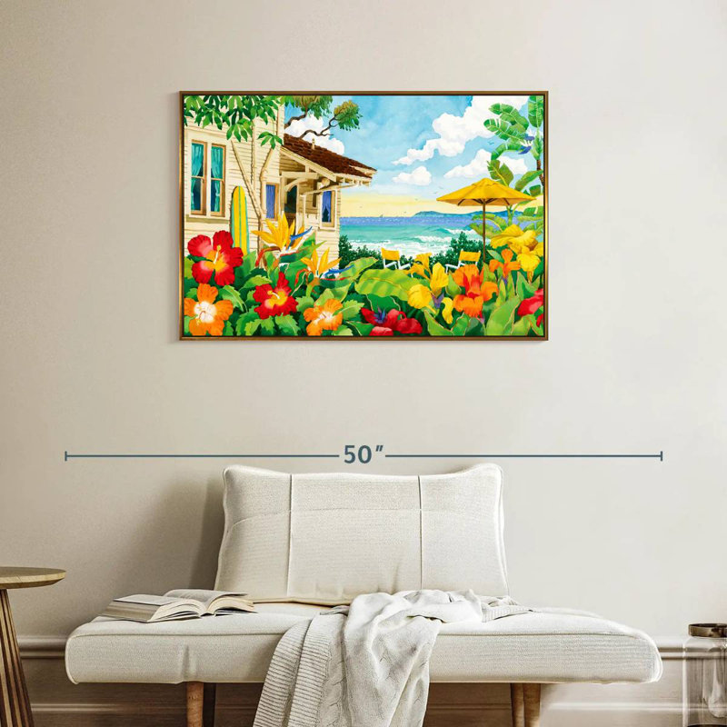 The Good Life, Cadre flottant doré, 37 po x 25 po