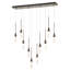 Luminaire suspendu linéaire 10 lumières Dolin-1219209591-1219209585