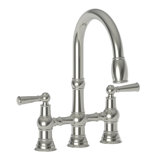 Jacobean Pull Down Kitchen Bridge Faucet