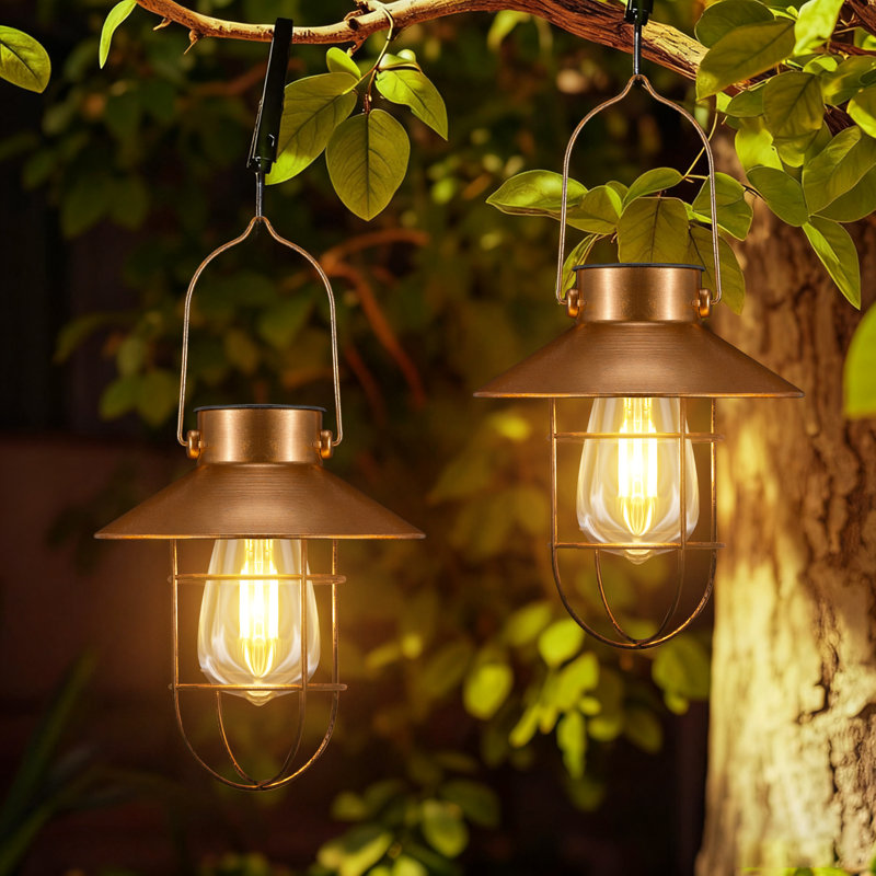 Luminaire suspendu d'extérieur 12,6 po, Bronze
