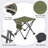 Capitani Folding Camping Stool