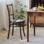 Chaise d'appoint à dossier à lattes en noyer noir (ensemble de 2)