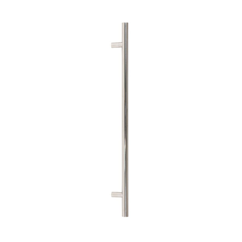SS (316) 0.9m T Bar Handle Bolt Fix 32mm Ø, Polished Chrome