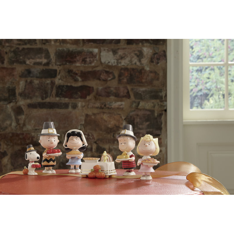 Lenox Peanuts Thanksgiving 6-Piece Figurine Set