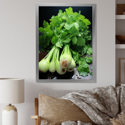 Herbes, coriandre, éclaboussure 1 - Art floral