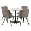 Esman Round Metal Base Dining Table-1001321788