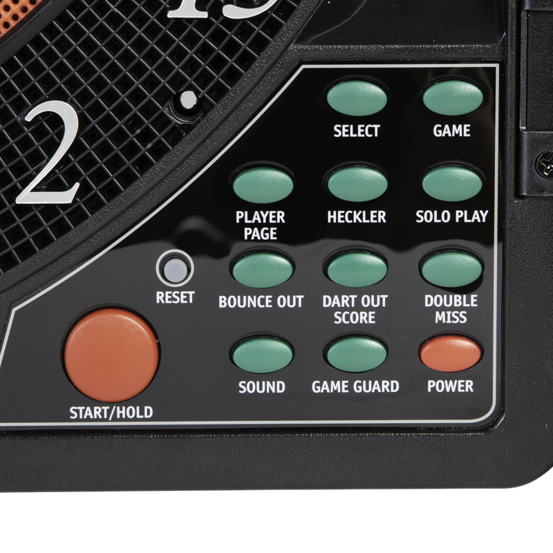 Black Electronic Dartboard with Cabinet and LED Display