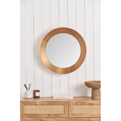 Metal Round Mirror