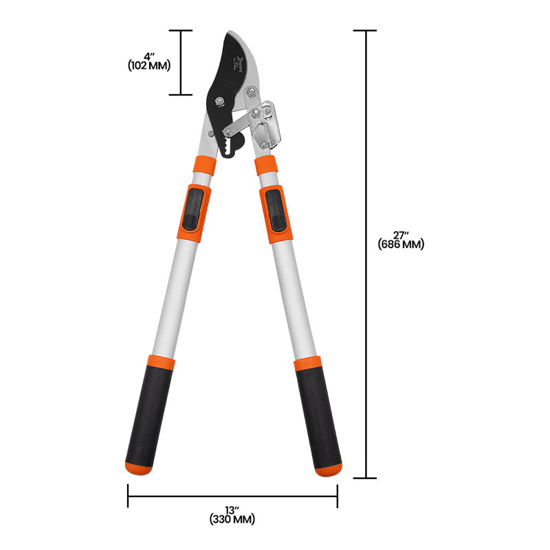 Outils de jardinage à cliquet