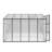 6X10 FT Polycarbonate Walk-In Greenhouse, Raised Base-128769452