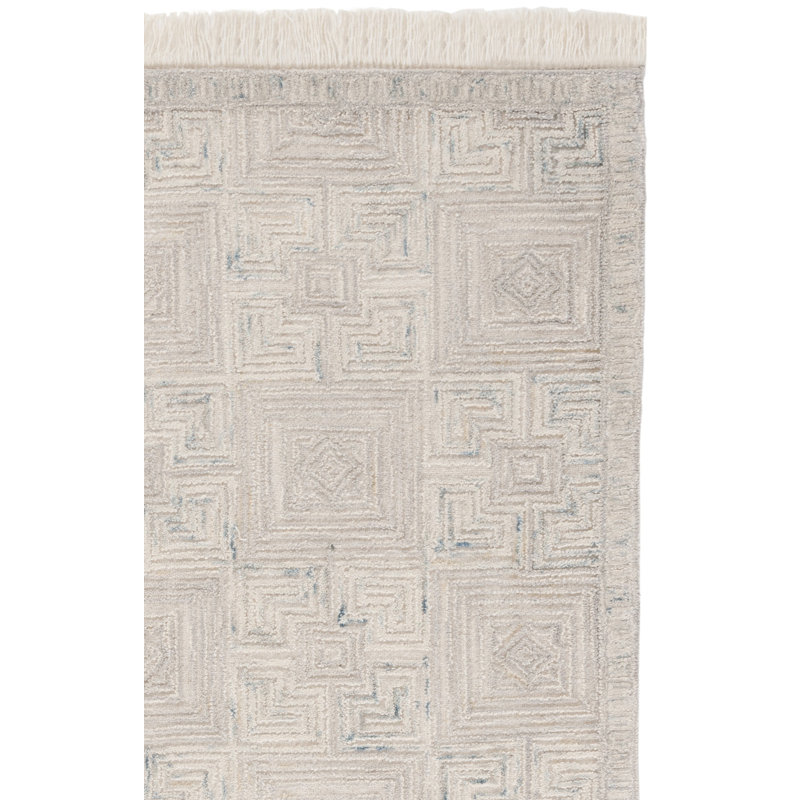 Tapis en laine tissé à la main Hillenbrand , Rectangle 4 pi x 6 pi