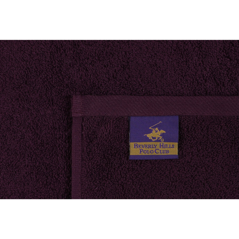 2 Piece 100% Cotton Hand Towel Set, Blue/Yellow