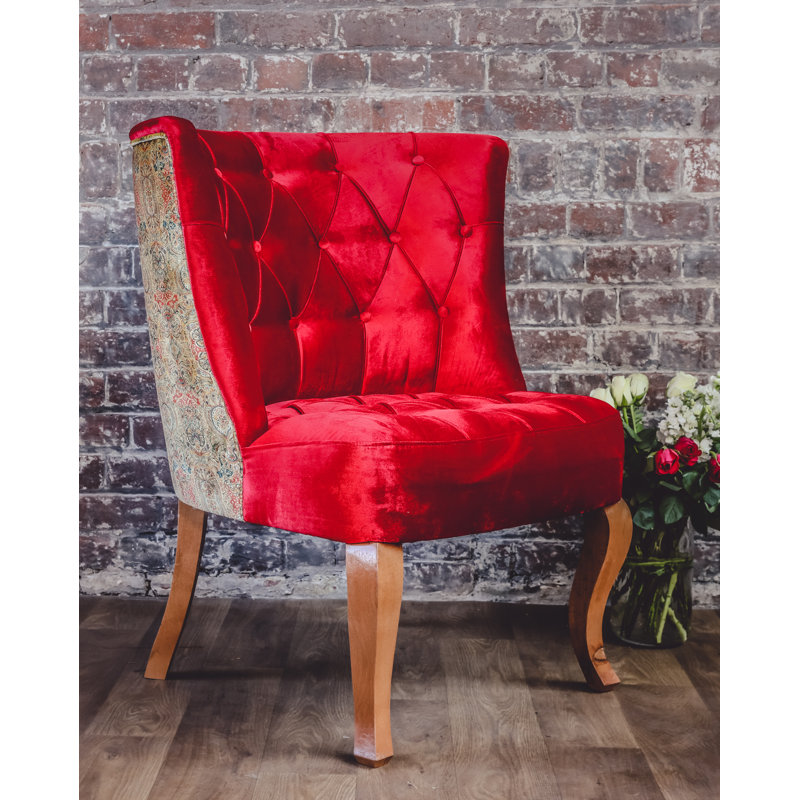 Blythdale Velvet Barrel Chair