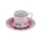 Porcelain Espresso Cup and Saucer
