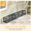 Enclos d'extérieur pour animaux en bois, 8 portes, combinable, gris foncé pour tube Joy Time 98 po, gris, combinable avec portes