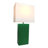 21" Leather Base Table Lamp with White Rectangular Linen Shade-1218488728-1245374062-1245357776