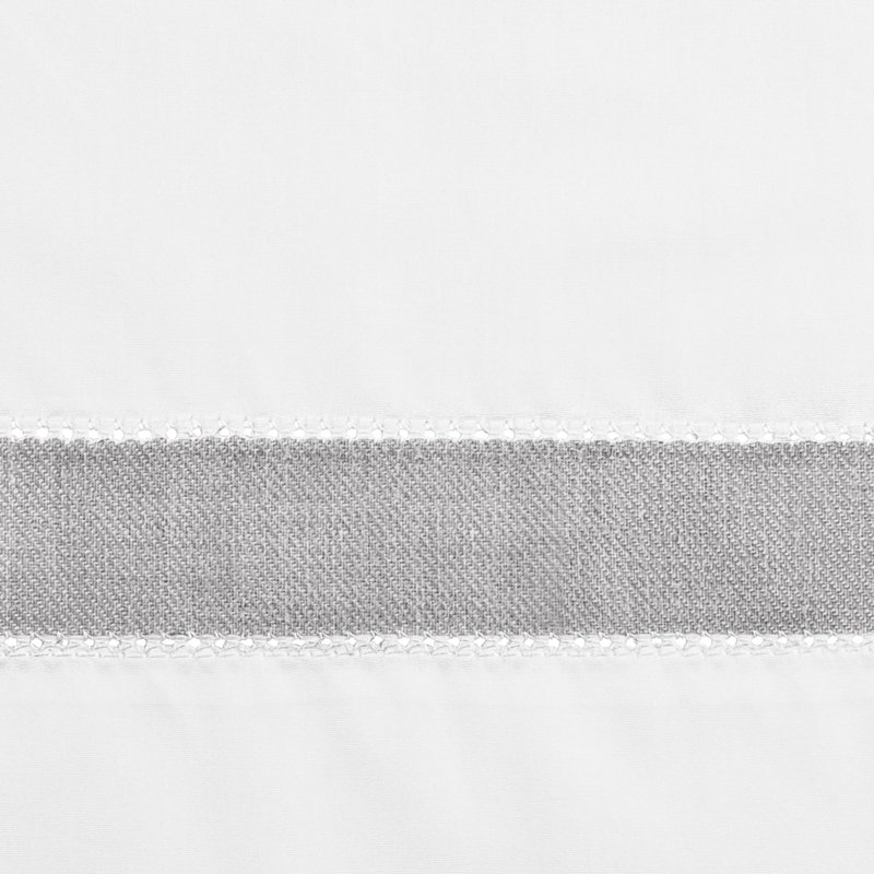 Yves Sheet Set, California King Sheet Set, White/Cool Gray