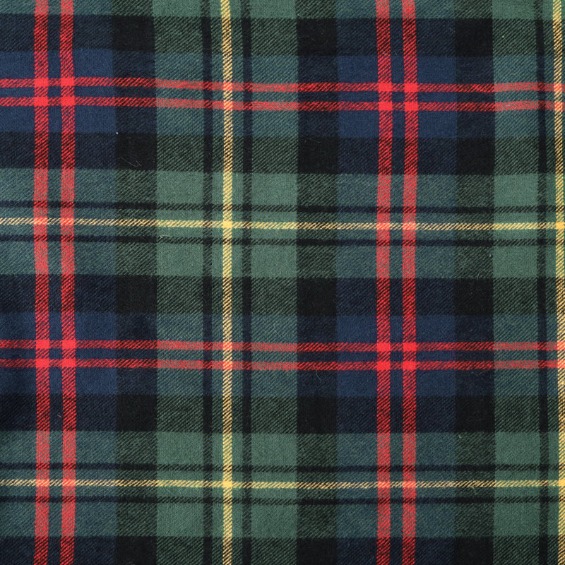 Jupe d'arbre de Noël 100% coton tartan avec bordure à volants