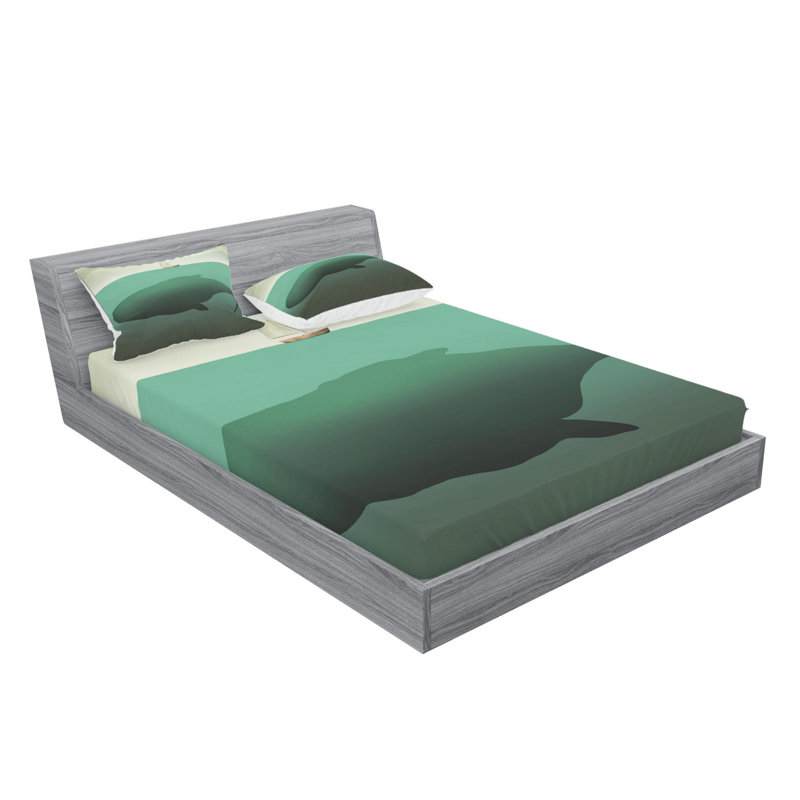 Microfiber Sheet Set, Queen Sheet Set with Fitted Sheet