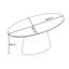 Carmeisha Pedestal Coffee Table