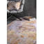 Tapis décoratif jaune à motif tissé rétro-217313308