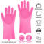 1 paire de gants de lavage en silicone pour brosse à vaisselle en éponge-304439176