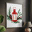 «Christmas Holiday», art encadré en bois massif CECXXXV-454900541