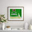 Green Dog Giclee Print by Dana Gibson-107171104