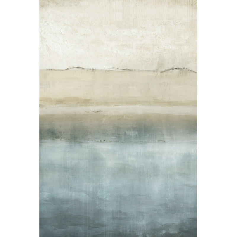 Pacific Views Painting by James McAllen, 54" H x 36" W x 1.5" D, Knife Gel