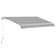 Dakota Fields 295cm W x 200cm D Gray Cover Retractable Patio Awning