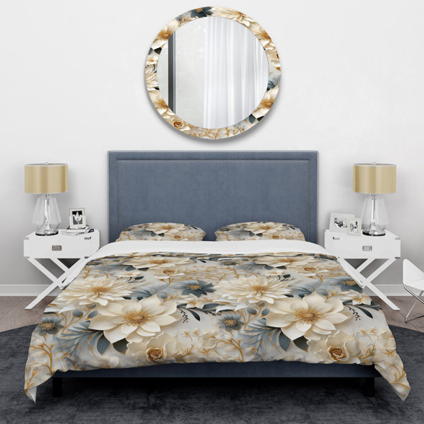 East Urban Home Wilhelmus Floral Duvet Cover Set | Wayfair