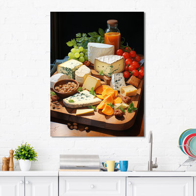 Food Gourmet Cheese Board II - Impressions encadrées pour la cuisine