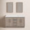 Kamila 60" Carrara Marble Double Bathroom Vanity