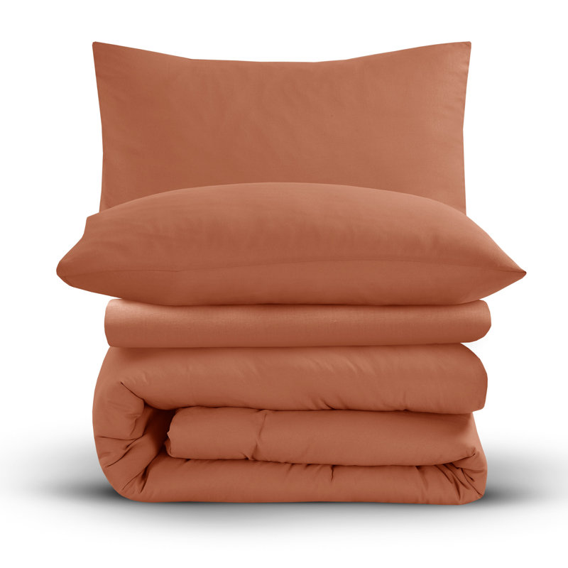 Oddveig Microfiber Duvet Cover, Single Duvet Cover Set, White