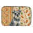 Miniature Schnauzer Heirloom Fall Dish Drying Mat