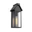 15'' Black Modern Outdoor Wall Sconce
