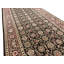 Hand-Knotted High-Quality Black and Wine Runner