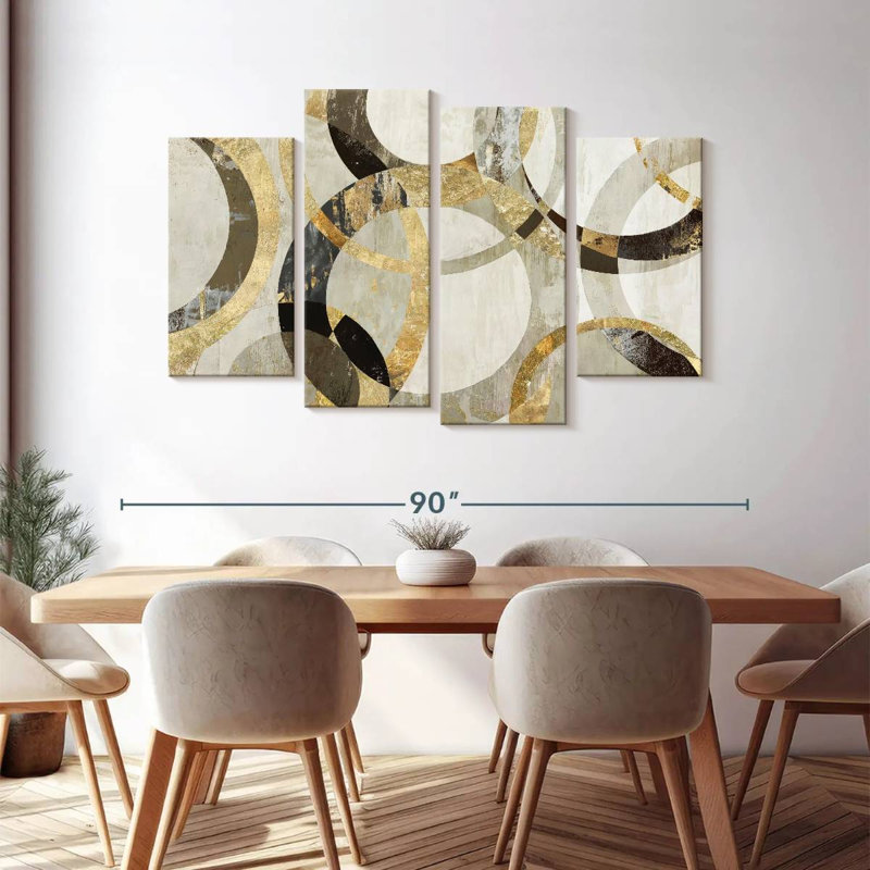 «Overlaps», reproduction d'art sur toile, H 75 po x l 48 po x P 1,25 po