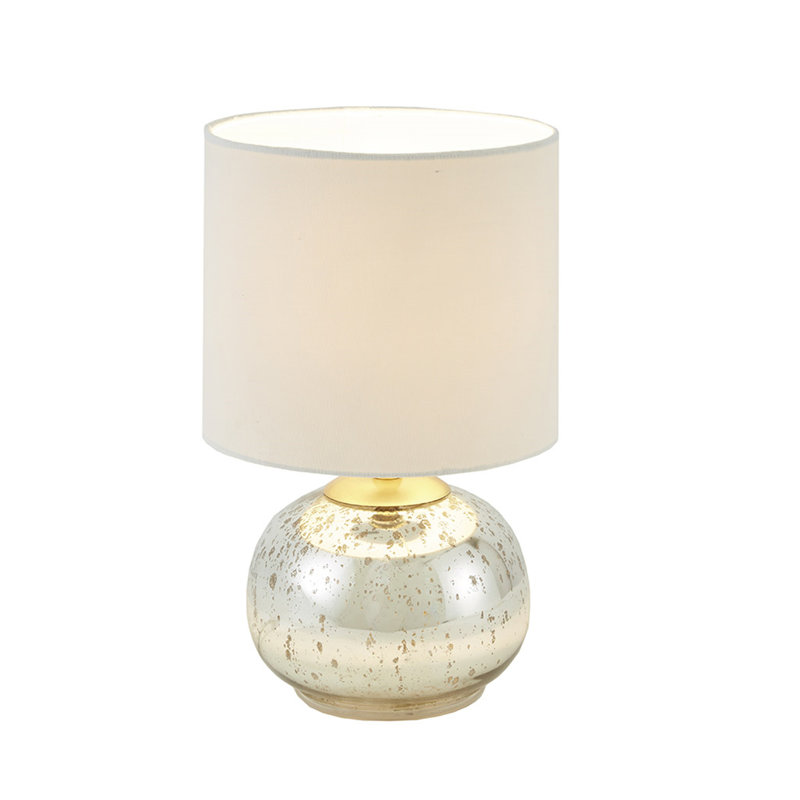 Lampe de table en verre métallique Saxony