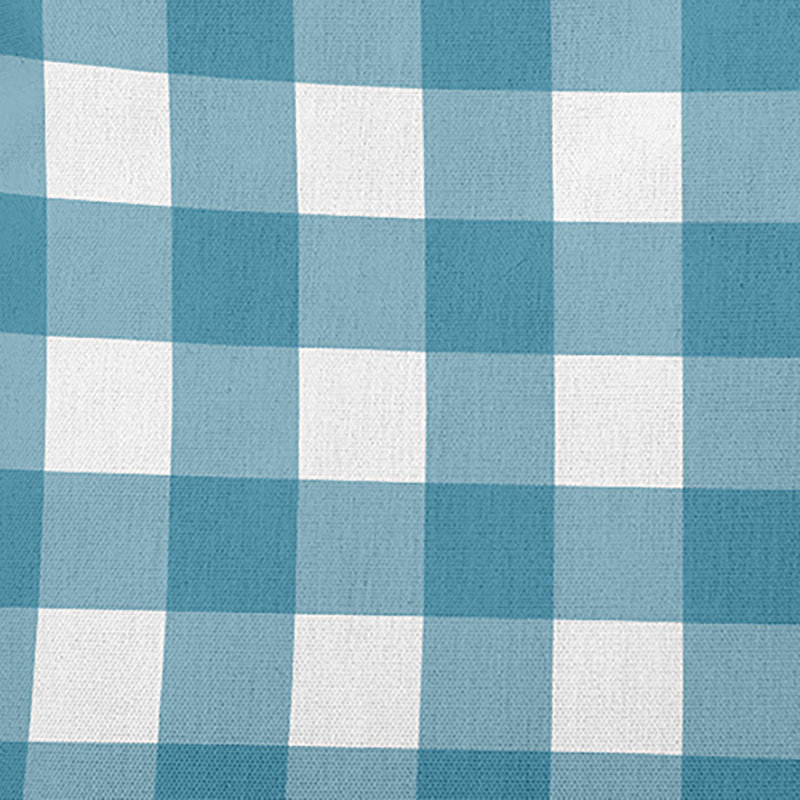  Housse et insert de coussin rectangulaire en polyester pour l'intérieur et l'extérieur par E by Design, Bleu sarcelle irréel