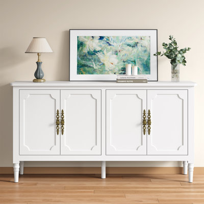 Buffet de 59 po de largeur avec 4 tablettes réglables et 4 portes Collynns